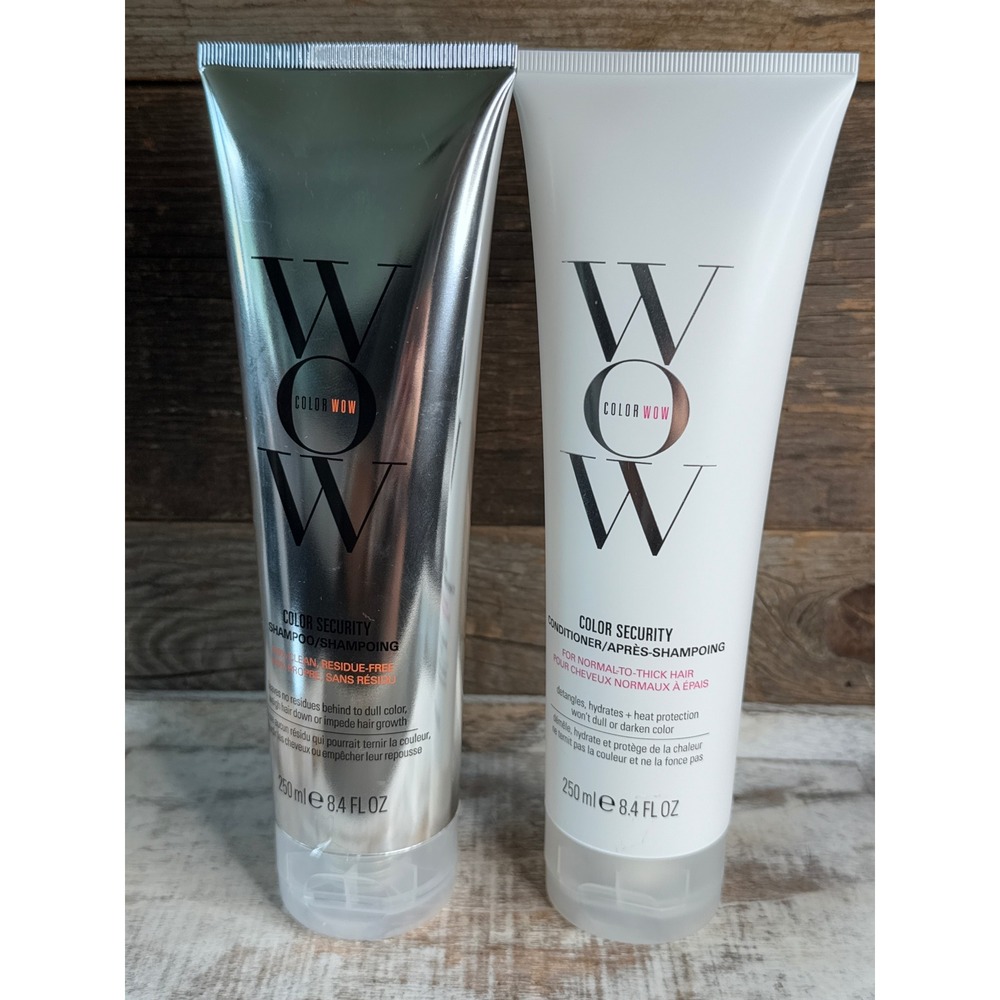 Color WOW Color Security Shampoo And Conditioner Set 8.4oz Sealed MSRP $58